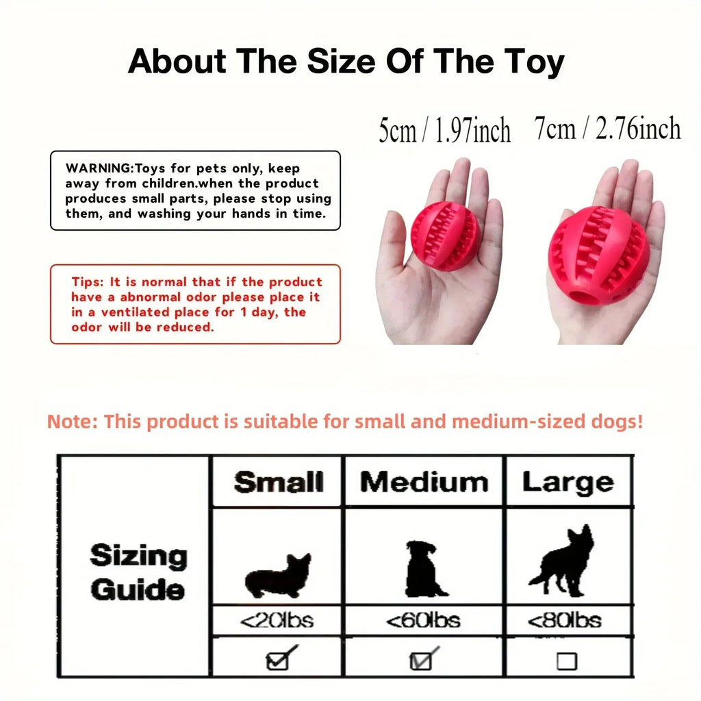 Interactive Treat Dispensing Dog Toy Ball – Slow Feeder Chew Ball