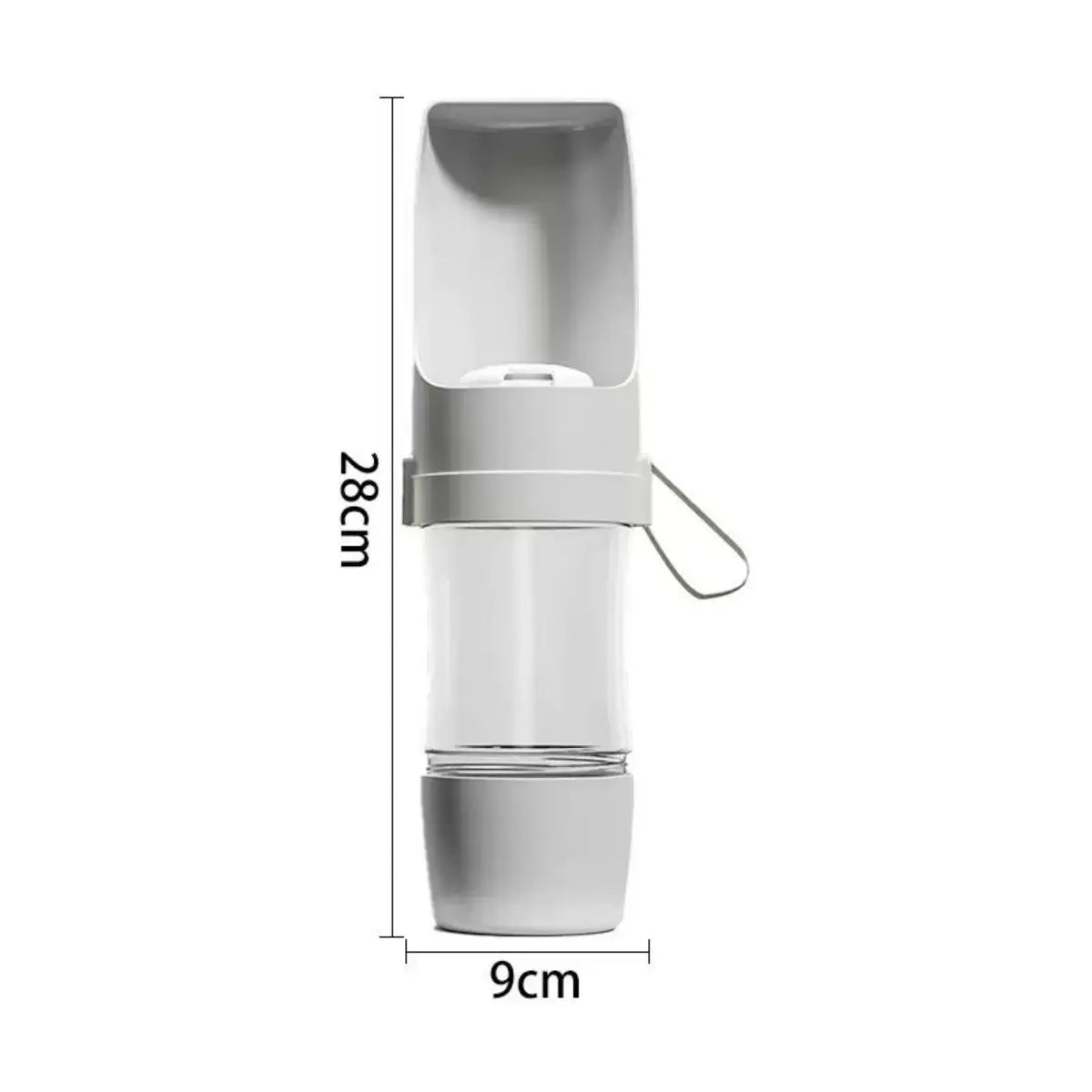 2-in-1 Travel Water Bottle & Food Container for Dogs