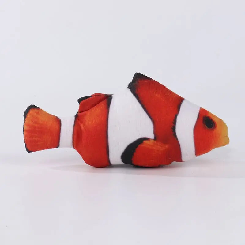Interactive Catnip Fish Toy for Cats – Realistic Plush Fish Kick Toy, Soft Cat Chew & Hunting Toy for Indoor Cats