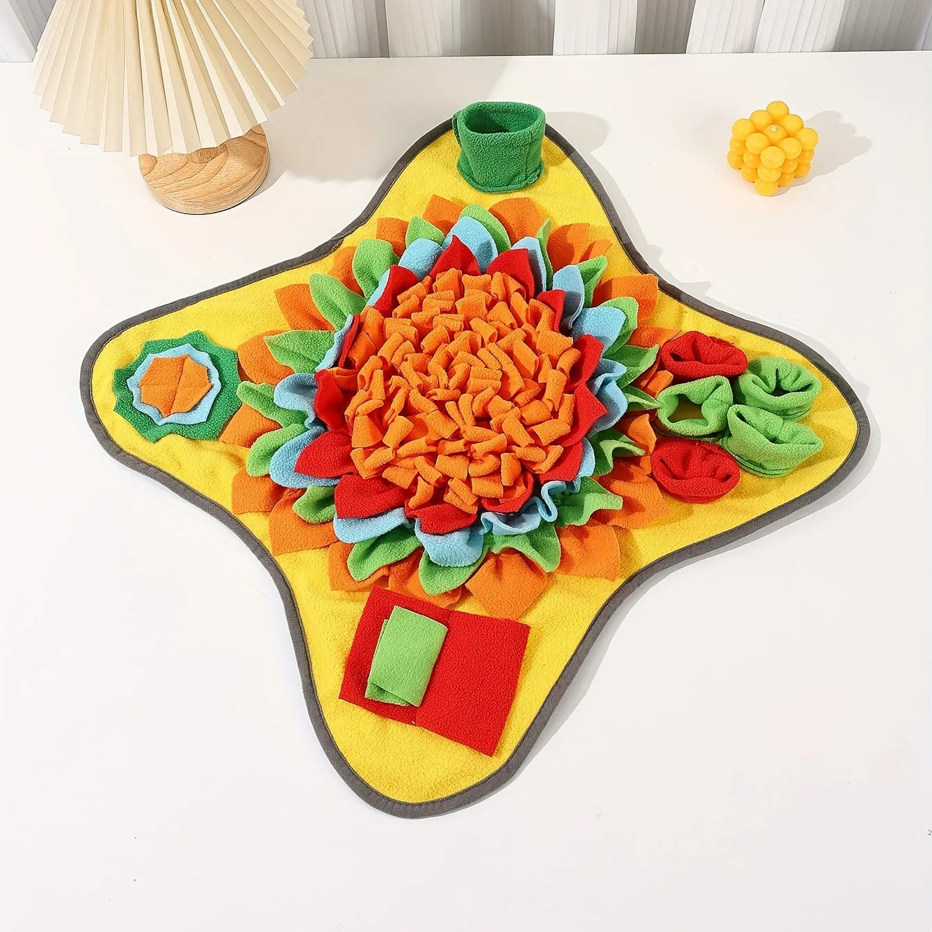 Interactive Dog Snuffle Mat – Slow Feeder Puzzle Toy for Mental Stimulation