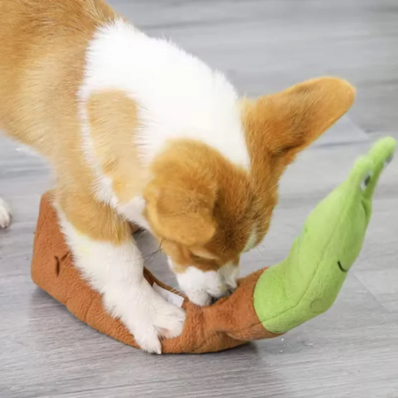 Interactive Snuffle Toy for Dogs & Cats – Treat Puzzle Enrichment Toy